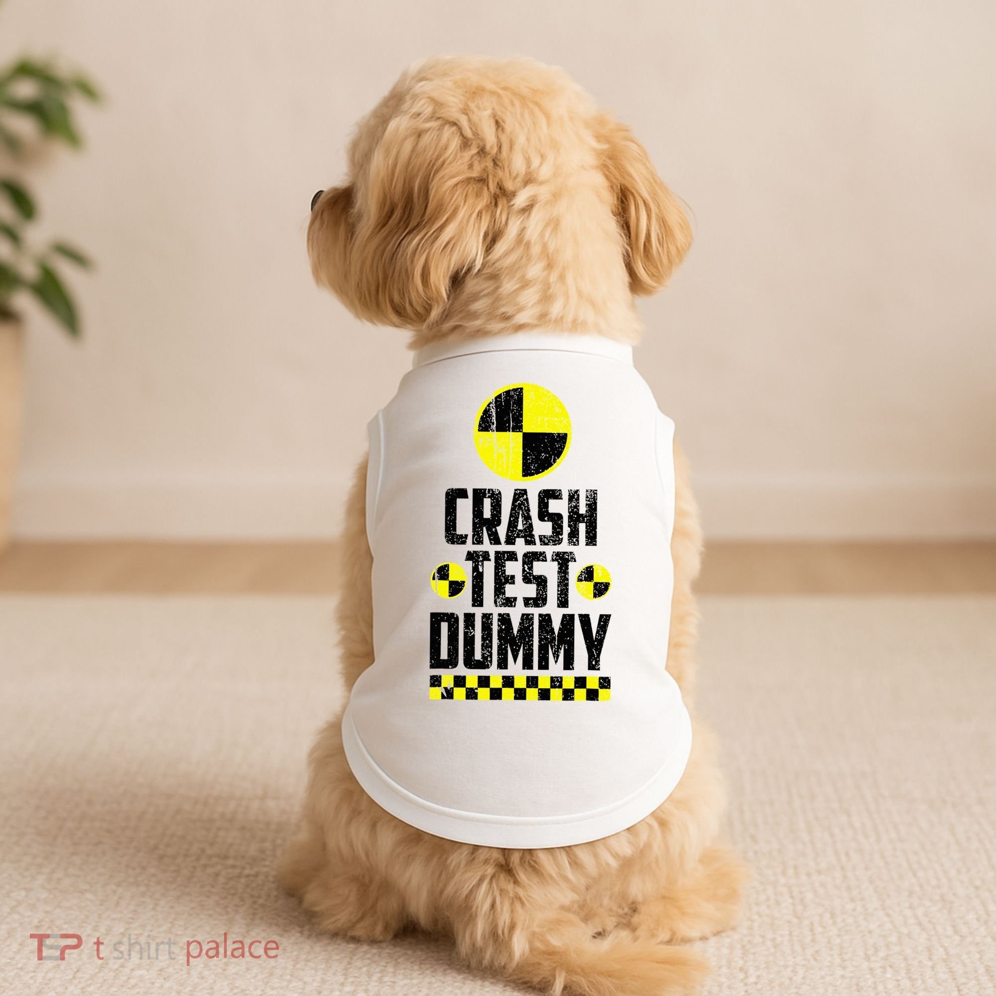 Crash Test Dummy Last Minute Costume Doggie Tank