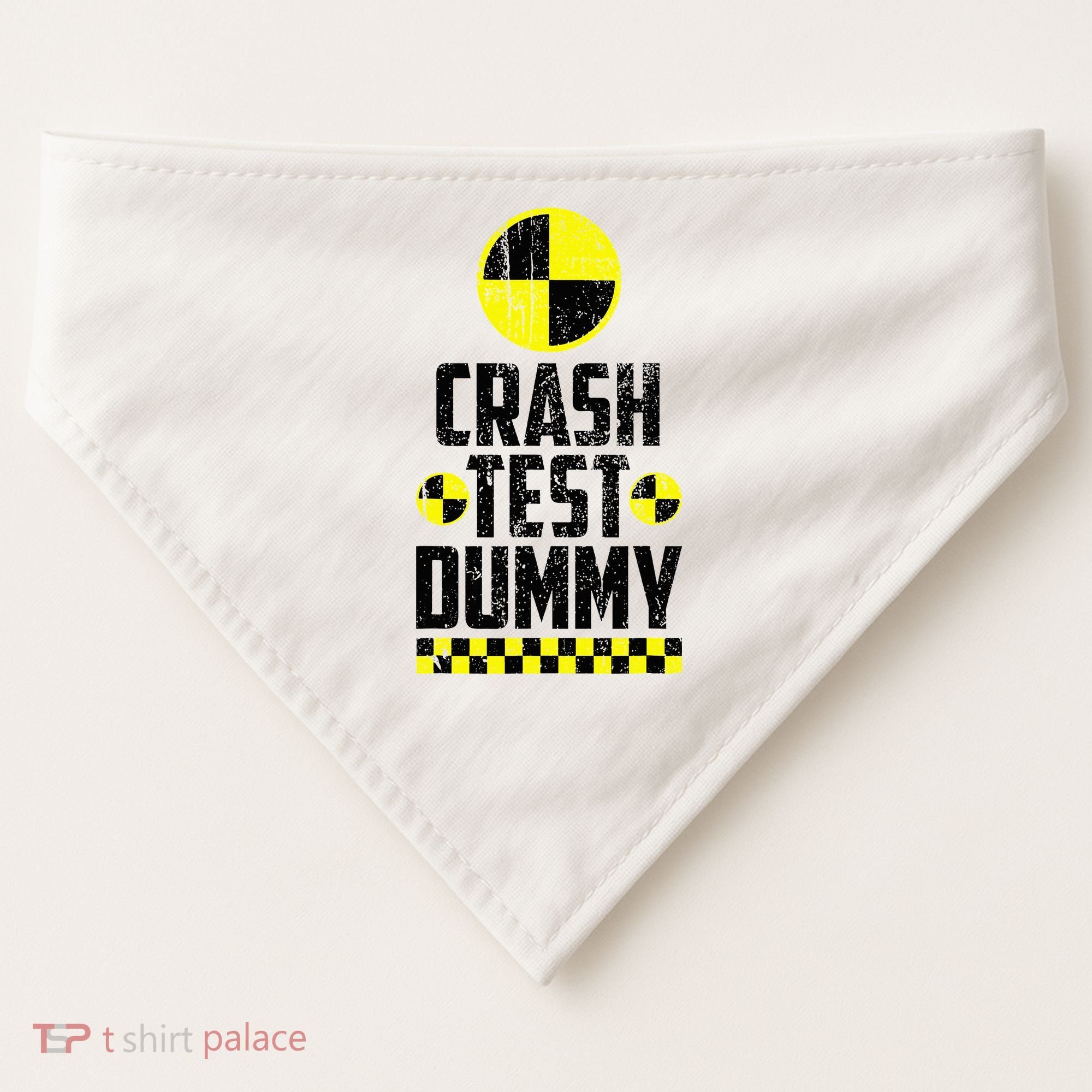 Crash Test Dummy Last Minute Costume USA-Made Doggie Bandana