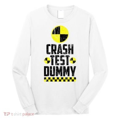 Crash Test Dummy Last Minute Costume Long Sleeve Shirt