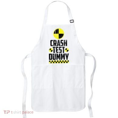 Crash Test Dummy Last Minute Costume Apron