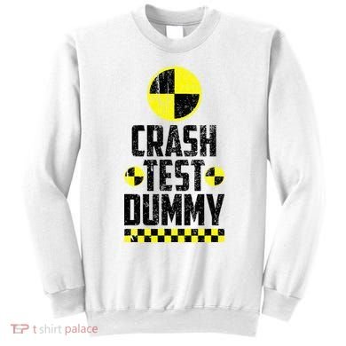 Crash Test Dummy Last Minute Costume Sweatshirt