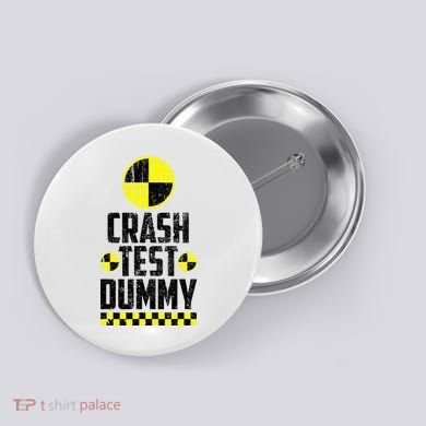 Crash Test Dummy Last Minute Costume Button