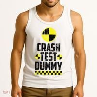 Crash Test Dummy Last Minute Costume Tank Top thumb 3