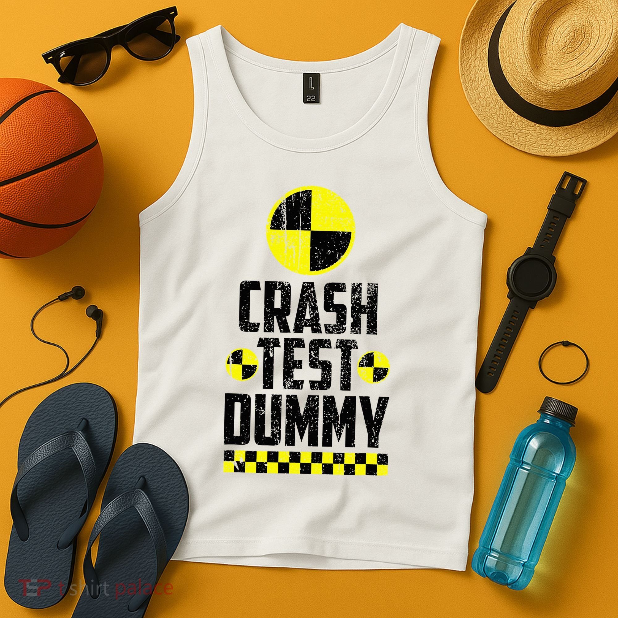 Crash Test Dummy Last Minute Costume Tank Top