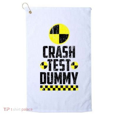Crash Test Dummy Last Minute Costume Golf Towel