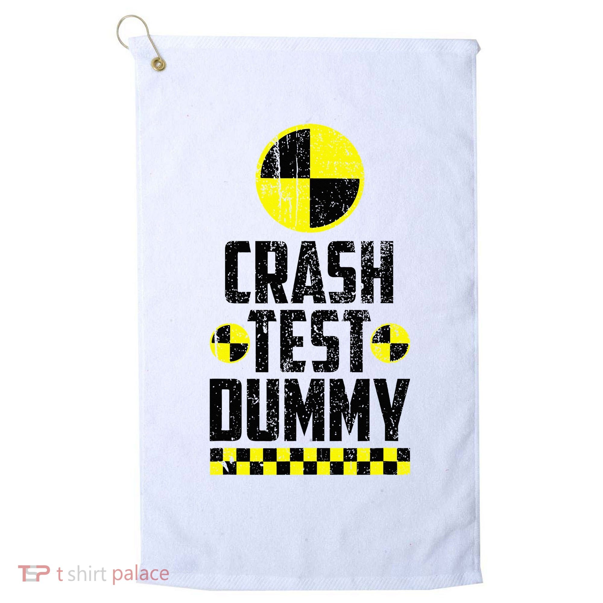 Crash Test Dummy Last Minute Costume Golf Towel