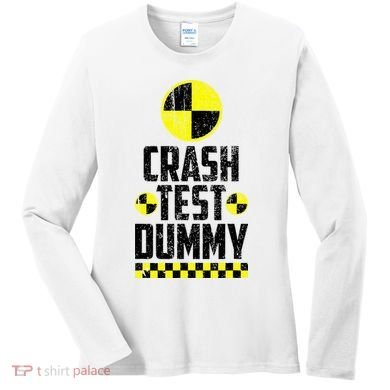 Crash Test Dummy Last Minute Costume Women's Long Sleeve Shirt