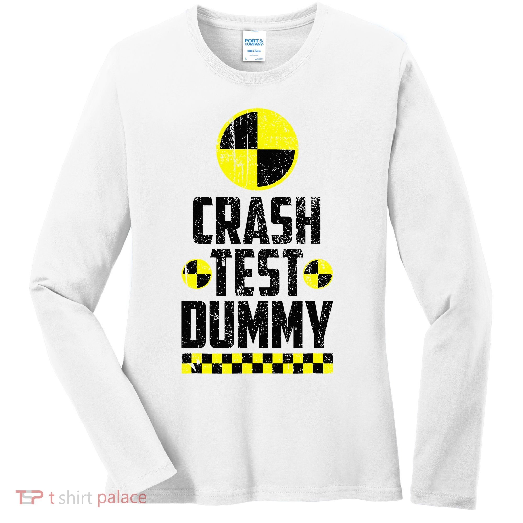Crash Test Dummy Last Minute Costume Women's Long Sleeve Shirt