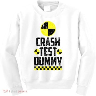 Crash Test Dummy Last Minute Costume Kids Sweatshirt