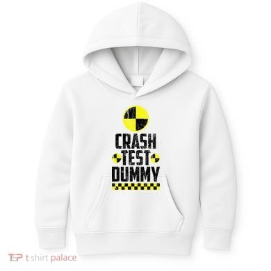 Crash Test Dummy Last Minute Costume Kids Hoodie