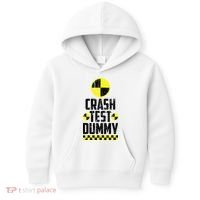 Crash Test Dummy Last Minute Costume Kids Hoodie thumb 0