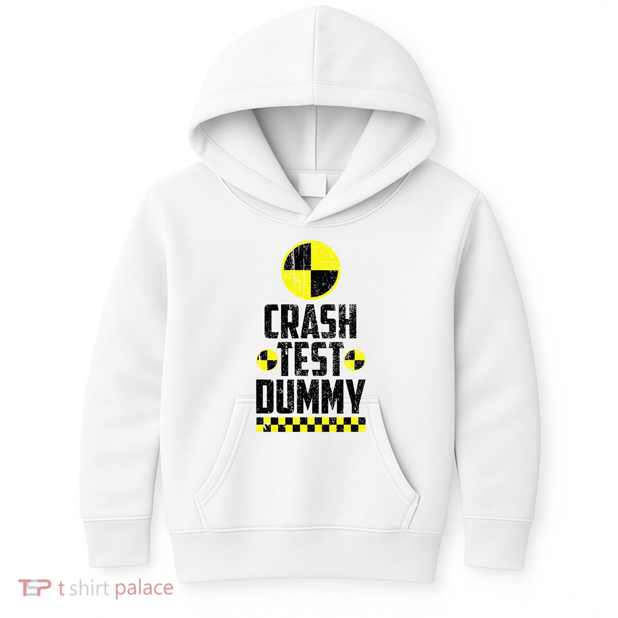 Crash Test Dummy Last Minute Costume Kids Hoodie