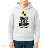 Crash Test Dummy Last Minute Costume Kids Hoodie thumb 4