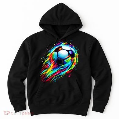 Colorful Tie Dye Soccer Ball Hoodie