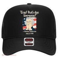 Crap That's Due Tomorrow Thomas Jefferson 4th of July 1776 Hat thumb 0