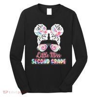 Cute Tie Dye Little Miss Second Grade Long Sleeve Shirt thumb 0