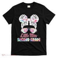 Cute Tie Dye Little Miss Second Grade T-Shirt thumb 0