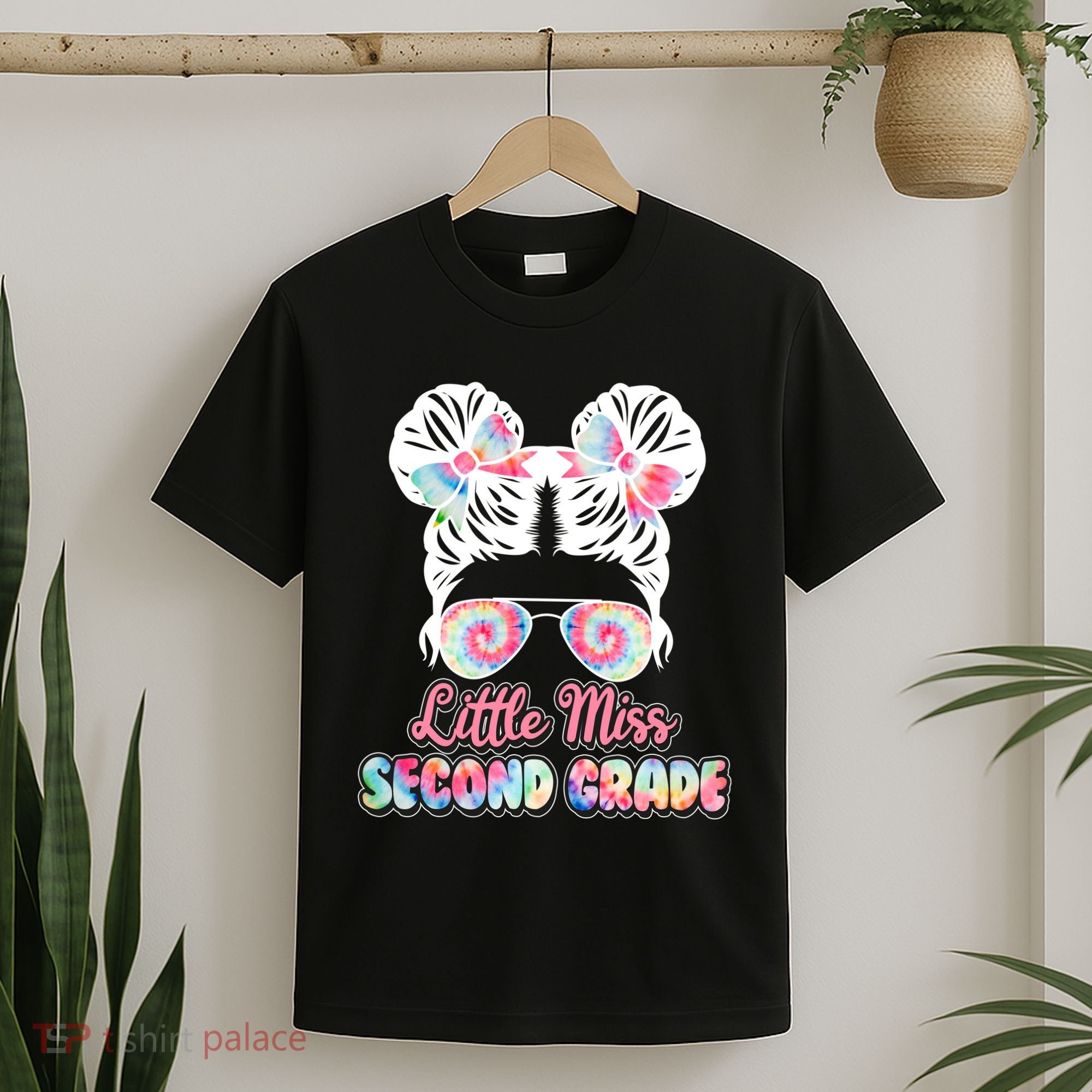 Cute Tie Dye Little Miss Second Grade T-Shirt