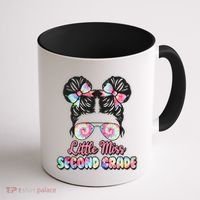 Cute Tie Dye Little Miss Second Grade Coffee Mug thumb 1