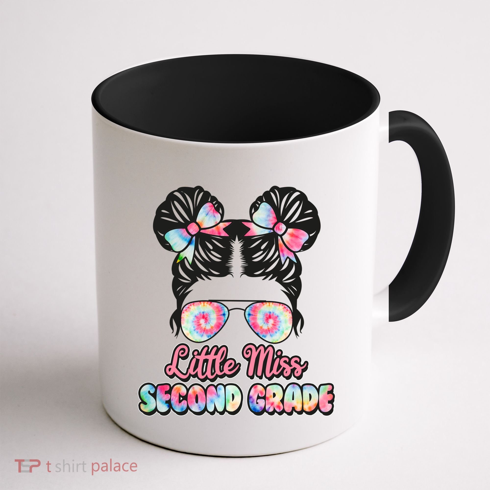 Cute Tie Dye Little Miss Second Grade Coffee Mug