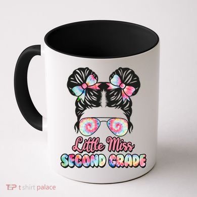 Cute Tie Dye Little Miss Second Grade Coffee Mug