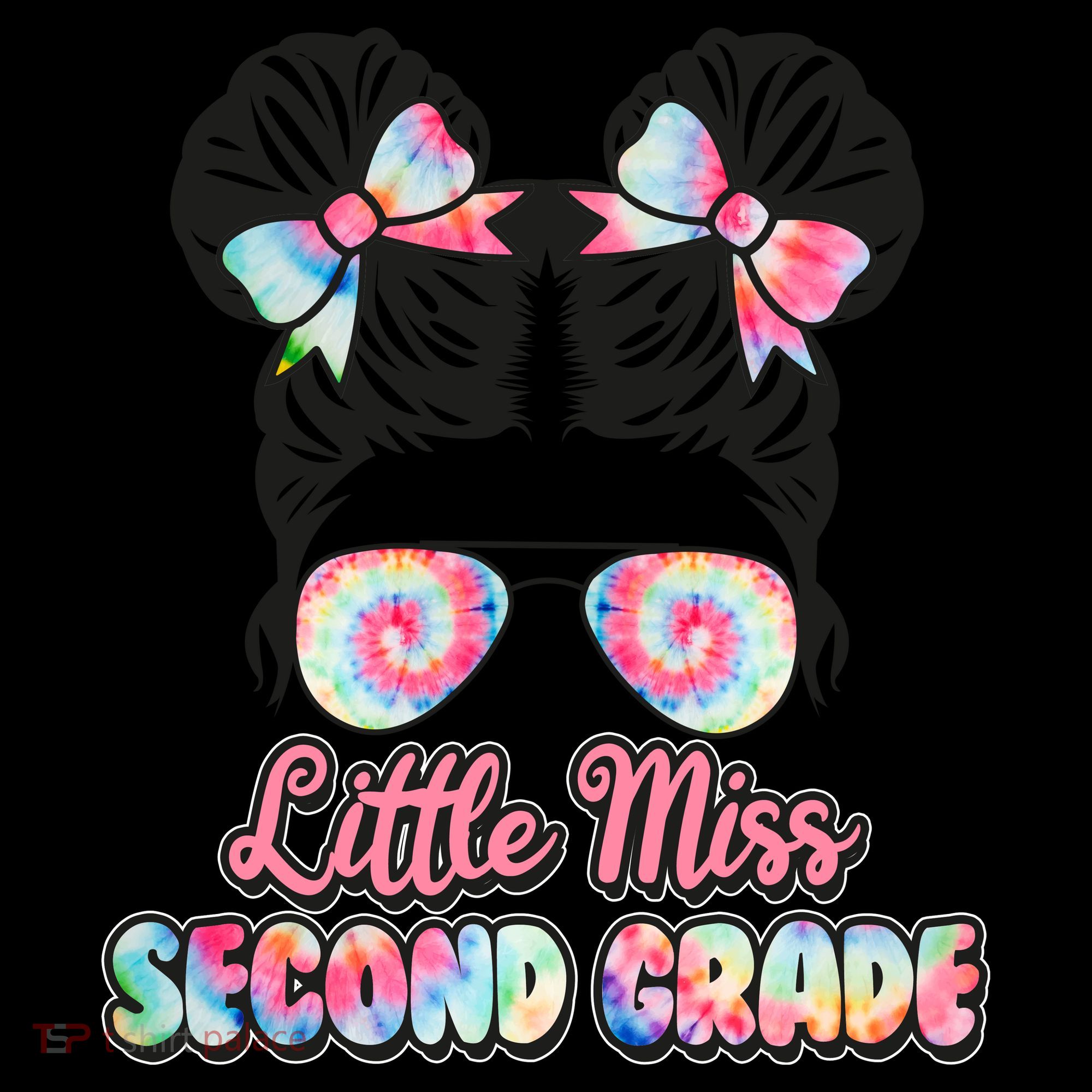 Cute Tie Dye Little Miss Second Grade Coffee Mug