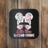 Cute Tie Dye Little Miss Second Grade Coaster thumb 0