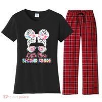Cute Tie Dye Little Miss Second Grade Women's Flannel Pajama Set thumb 0