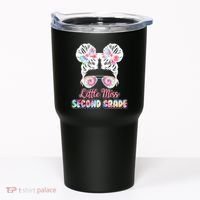 Cute Tie Dye Little Miss Second Grade Tumbler thumb 0