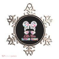 Cute Tie Dye Little Miss Second Grade Ornament thumb 0