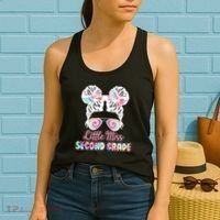 Cute Tie Dye Little Miss Second Grade Women's Tank Top thumb 2