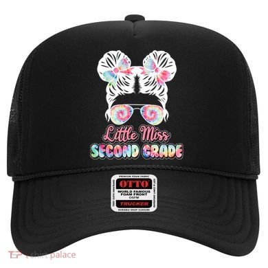 Cute Tie Dye Little Miss Second Grade Hat