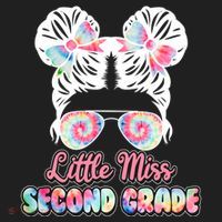 Cute Tie Dye Little Miss Second Grade Hat thumb 2