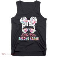 Cute Tie Dye Little Miss Second Grade Tank Top thumb 0