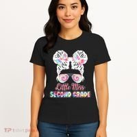 Cute Tie Dye Little Miss Second Grade Women's T-Shirt thumb 4
