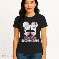Cute Tie Dye Little Miss Second Grade Women's T-Shirt thumb 4