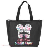 Cute Tie Dye Little Miss Second Grade Tote Bag thumb 0
