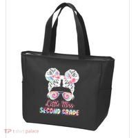 Cute Tie Dye Little Miss Second Grade Tote Bag thumb 3