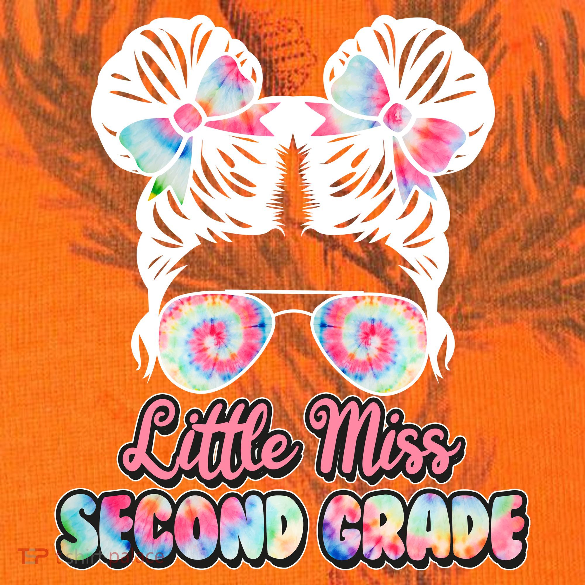 Cute Tie Dye Little Miss Second Grade Kati Licensed 12" Camo Cuffed Beanie