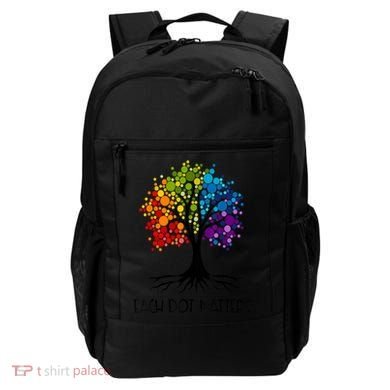 Colorful Tree Each Dot Matters Dot Day Polka Dot Gift Backpack