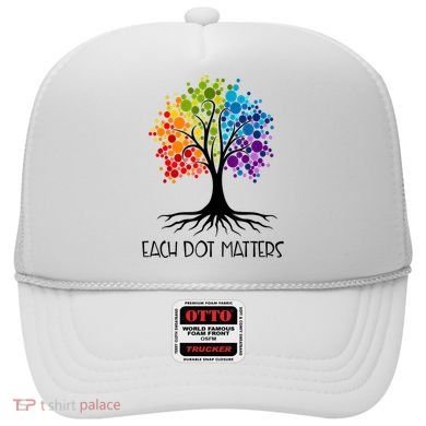 Colorful Tree Each Dot Matters Dot Day Polka Dot Gift Hat