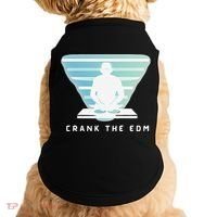 Crank The Edm Electronic Dance Music Humor Doggie Tank thumb 0