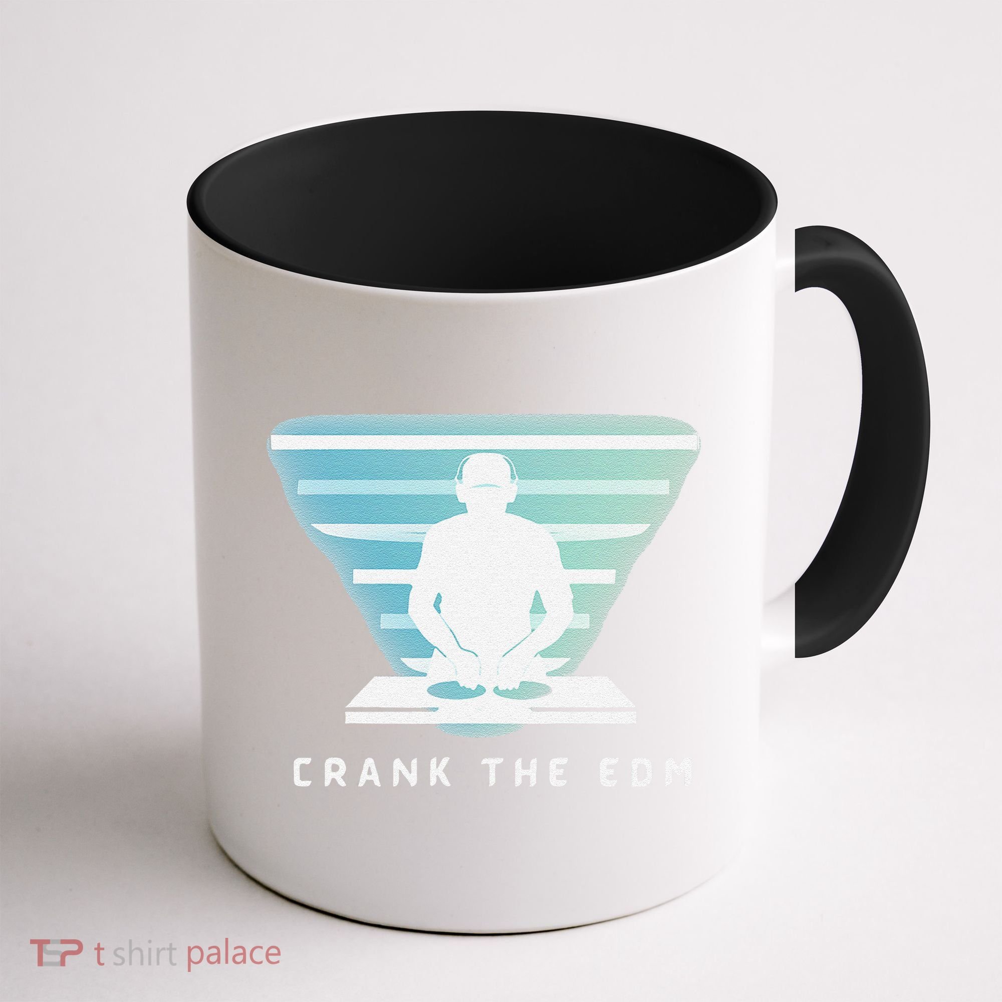 Crank The Edm Electronic Dance Music Humor Coffee Mug