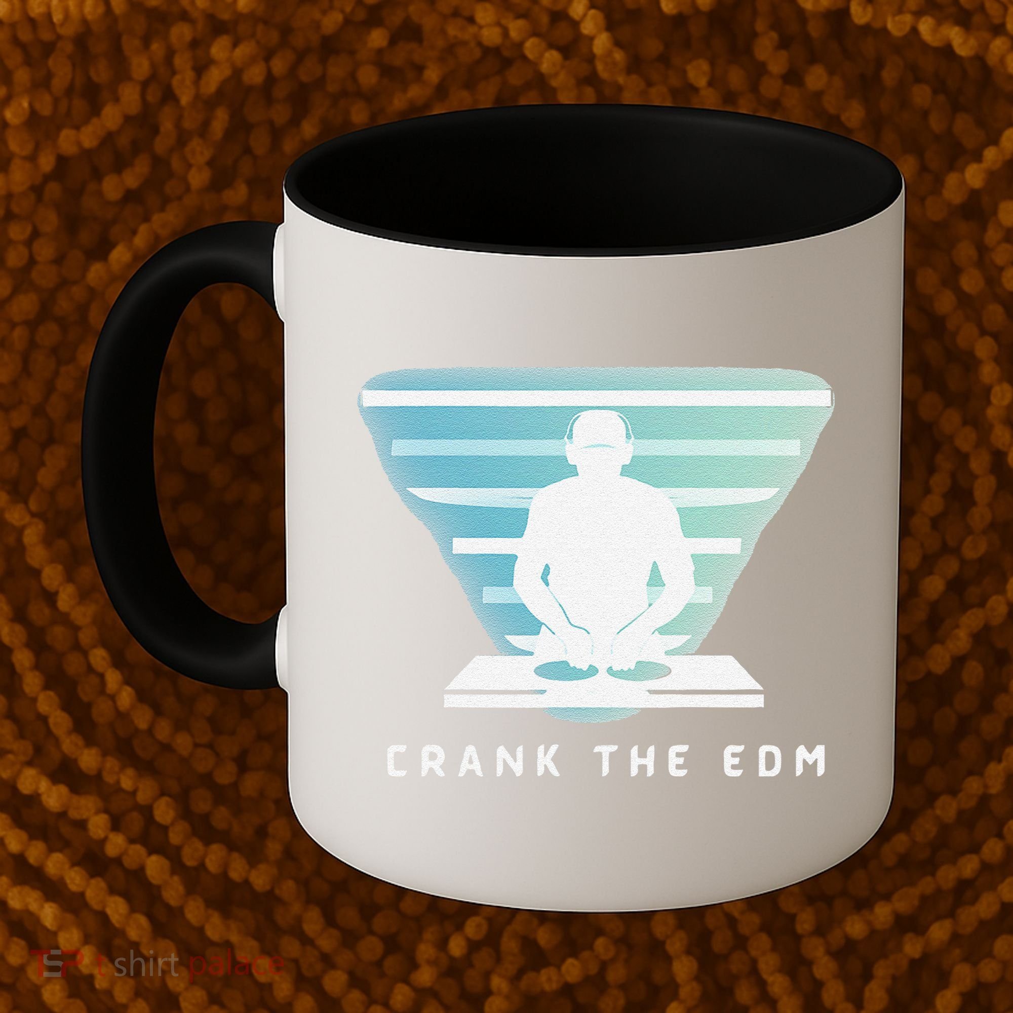 Crank The Edm Electronic Dance Music Humor Coffee Mug