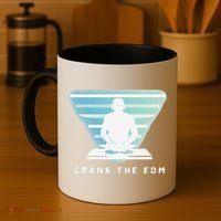 Crank The Edm Electronic Dance Music Humor Coffee Mug thumb 4