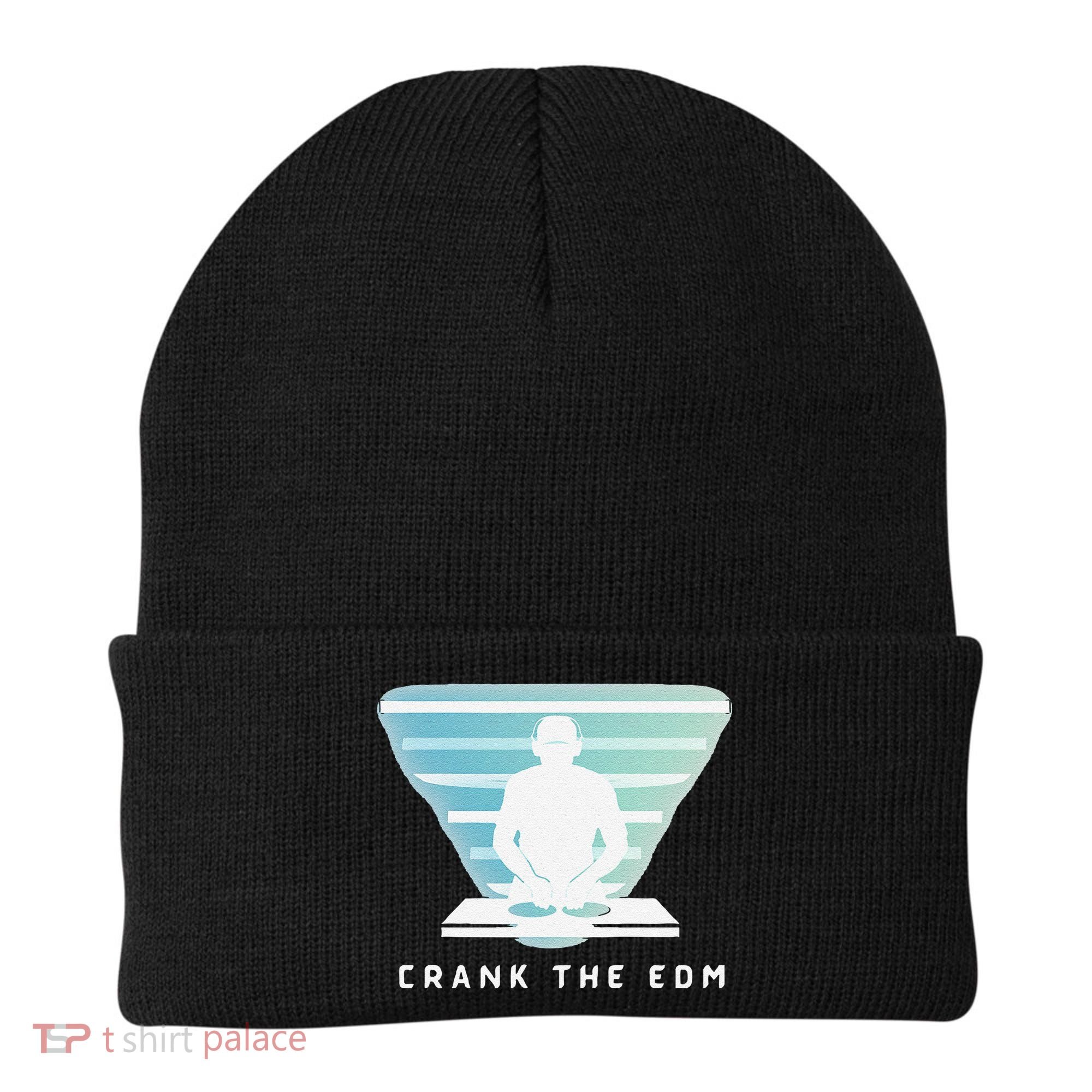 Crank The Edm Electronic Dance Music Humor Beanie