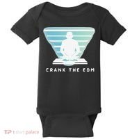 Crank The Edm Electronic Dance Music Humor Baby Bodysuit thumb 0