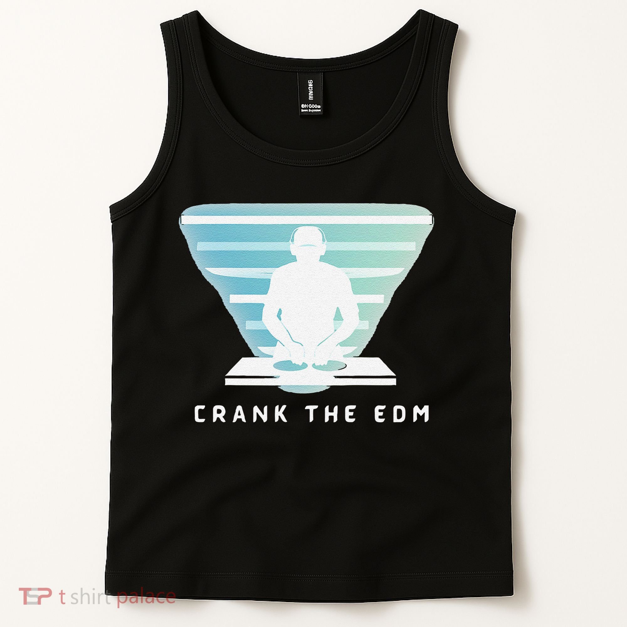 Crank The Edm Electronic Dance Music Humor Tank Top
