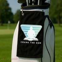 Crank The Edm Electronic Dance Music Humor Golf Towel thumb 2