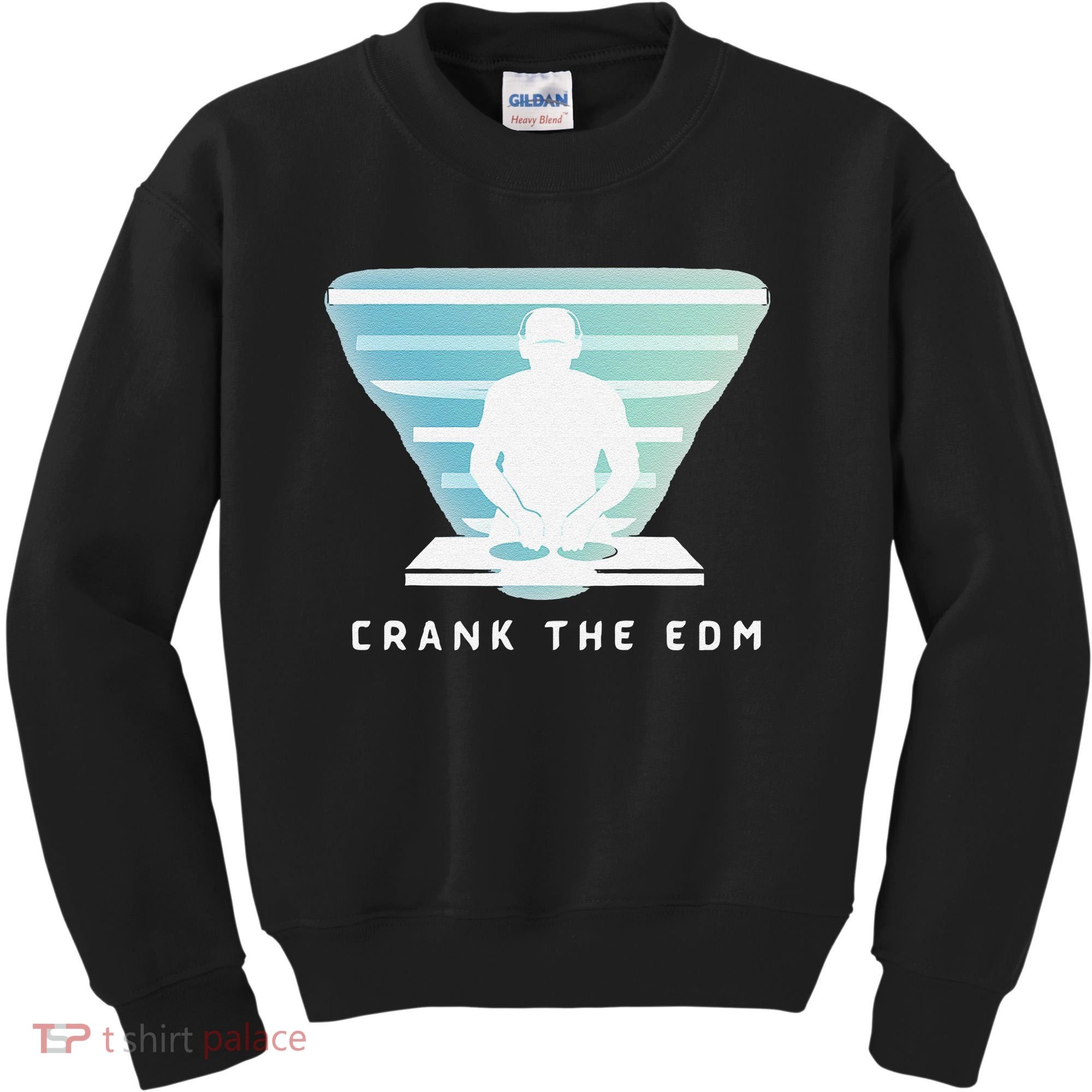 Crank The Edm Electronic Dance Music Humor Kids Sweatshirt